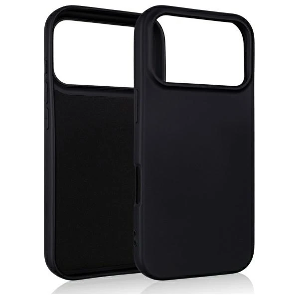 Dėklas Beline Silicone skirtas Apple iPhone 17 Pro juodos spalvos aprašymas - Prekės nuotrauka