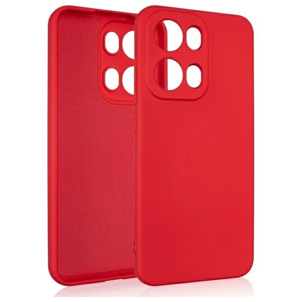 Dėklas Beline Silicone skirtas Oppo Reno 13 Pro raudonos spalvos aprašymas - Prekės nuotrauka
