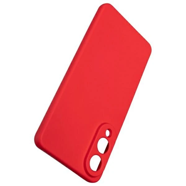 Dėklas Beline Silicone skirtas Samsung Galaxy S25 Edge raudonos spalvos aprašymas - Prekės nuotrauka