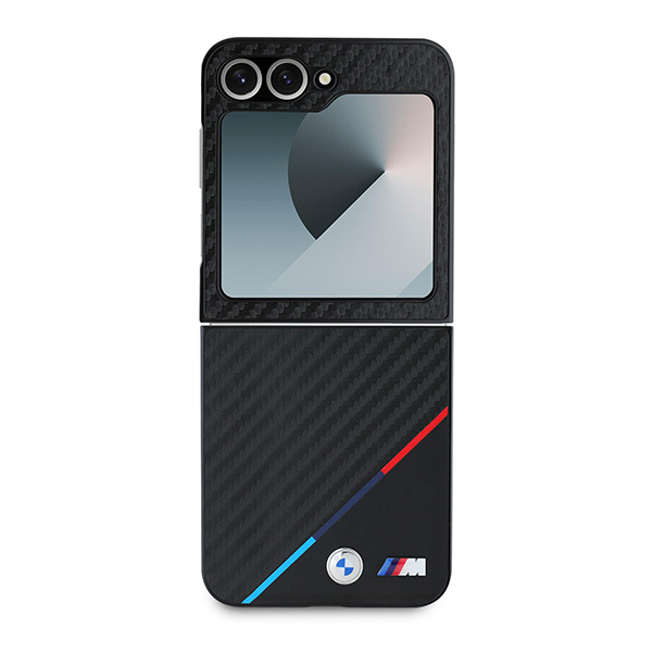 Dėklas BMW BMHCZF623 PUDTK Z Flip6 F741 juodos spalvos kietas dėklas Carbon Tricolor aprašymas - Prekės nuotrauka Dėklas BMW BMHCZF623 PUDTK Z Flip6 F741 juodos spalvos kietas dėklas Carbon Tricolor aprašymas - Prekės nuotrauka