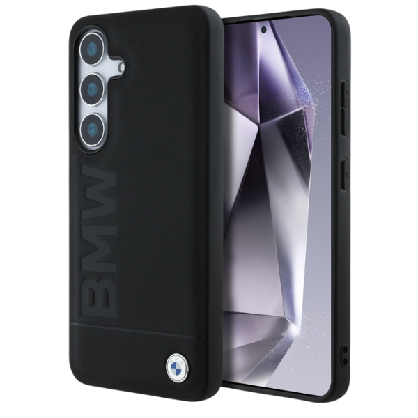 Dėklas BMW Leather Big Wordmark Samsung Galaxy S25+ juodos spalvos aprašymas - Prekės nuotrauka Dėklas BMW Leather Big Wordmark Samsung Galaxy S25+ juodos spalvos aprašymas - Prekės nuotrauka