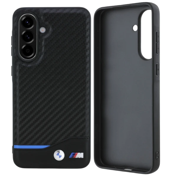Dėklas BMW M Carbon skirtas Samsung Galaxy A56 juodos spalvos aprašymas - Prekės nuotrauka Dėklas BMW M Carbon skirtas Samsung Galaxy A56 juodos spalvos aprašymas - Prekės nuotrauka
