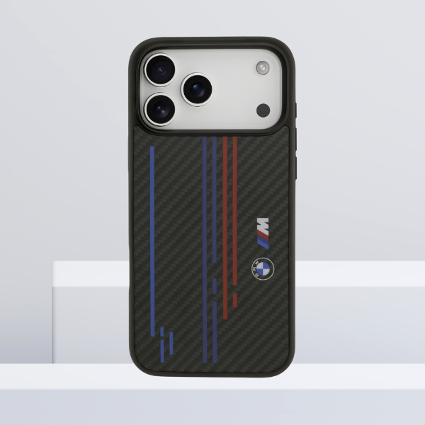 Dėklas BMW M Kevlar Lines & Logo MagSafe Apple iPhone 17 Pro Max juodos spalvos aprašymas - Prekės nuotrauka Dėklas BMW M Kevlar Lines & Logo MagSafe Apple iPhone 17 Pro Max juodos spalvos aprašymas - Prekės nuotrauka