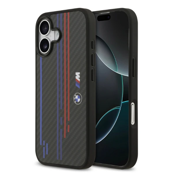 Dėklas BMW M Kevlar Lines & Logo MagSafe skirtas Apple iPhone 17 juodos spalvos aprašymas - Prekės nuotrauka Dėklas BMW M Kevlar Lines & Logo MagSafe skirtas Apple iPhone 17 juodos spalvos aprašymas - Prekės nuotrauka