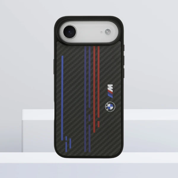 Dėklas BMW M Kevlar Lines & Logo MagSafe skirtas Apple iPhone Air juodos spalvos aprašymas - Prekės nuotrauka Dėklas BMW M Kevlar Lines & Logo MagSafe skirtas Apple iPhone Air juodos spalvos aprašymas - Prekės nuotrauka