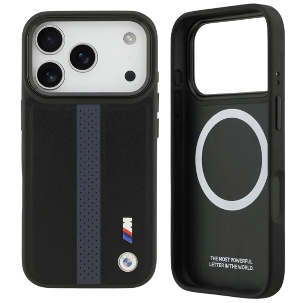 Dėklas BMW M Perskirtasated Stripe Logo MagSafe skirtas Apple iPhone 17 Pro mėlynos spalvos aprašymas - Prekės nuotrauka Dėklas BMW M Perskirtasated Stripe Logo MagSafe skirtas Apple iPhone 17 Pro mėlynos spalvos aprašymas - Prekės nuotrauka