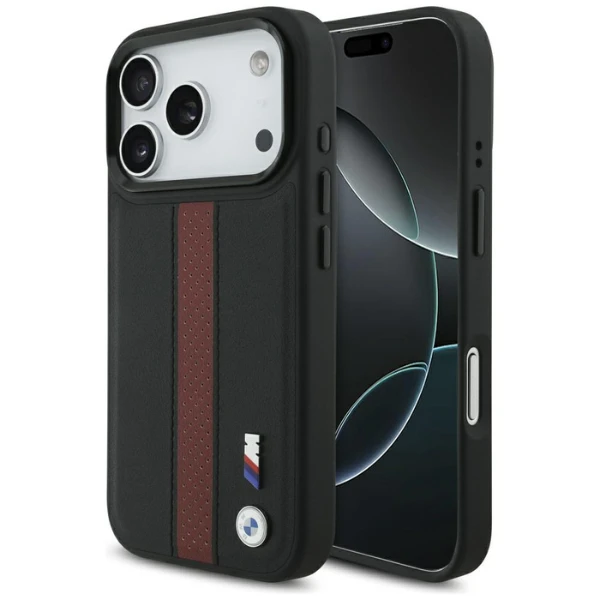 Dėklas BMW M Perskirtasated Stripe Logo MagSafe skirtas Apple iPhone 17 Pro raudonos spalvos aprašymas - Prekės nuotrauka Dėklas BMW M Perskirtasated Stripe Logo MagSafe skirtas Apple iPhone 17 Pro raudonos spalvos aprašymas - Prekės nuotrauka