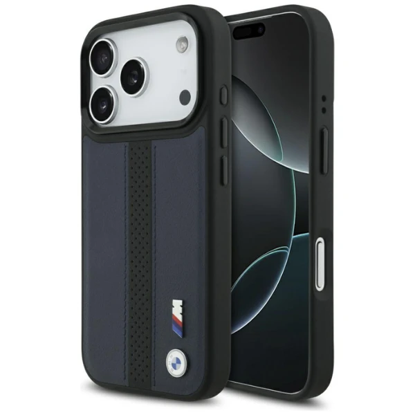 Dėklas BMW M Perskirtasated Stripe Logo MagSafe skirtas Apple iPhone 17 Pro mėlynos spalvos aprašymas - Prekės nuotrauka Dėklas BMW M Perskirtasated Stripe Logo MagSafe skirtas Apple iPhone 17 Pro mėlynos spalvos aprašymas - Prekės nuotrauka