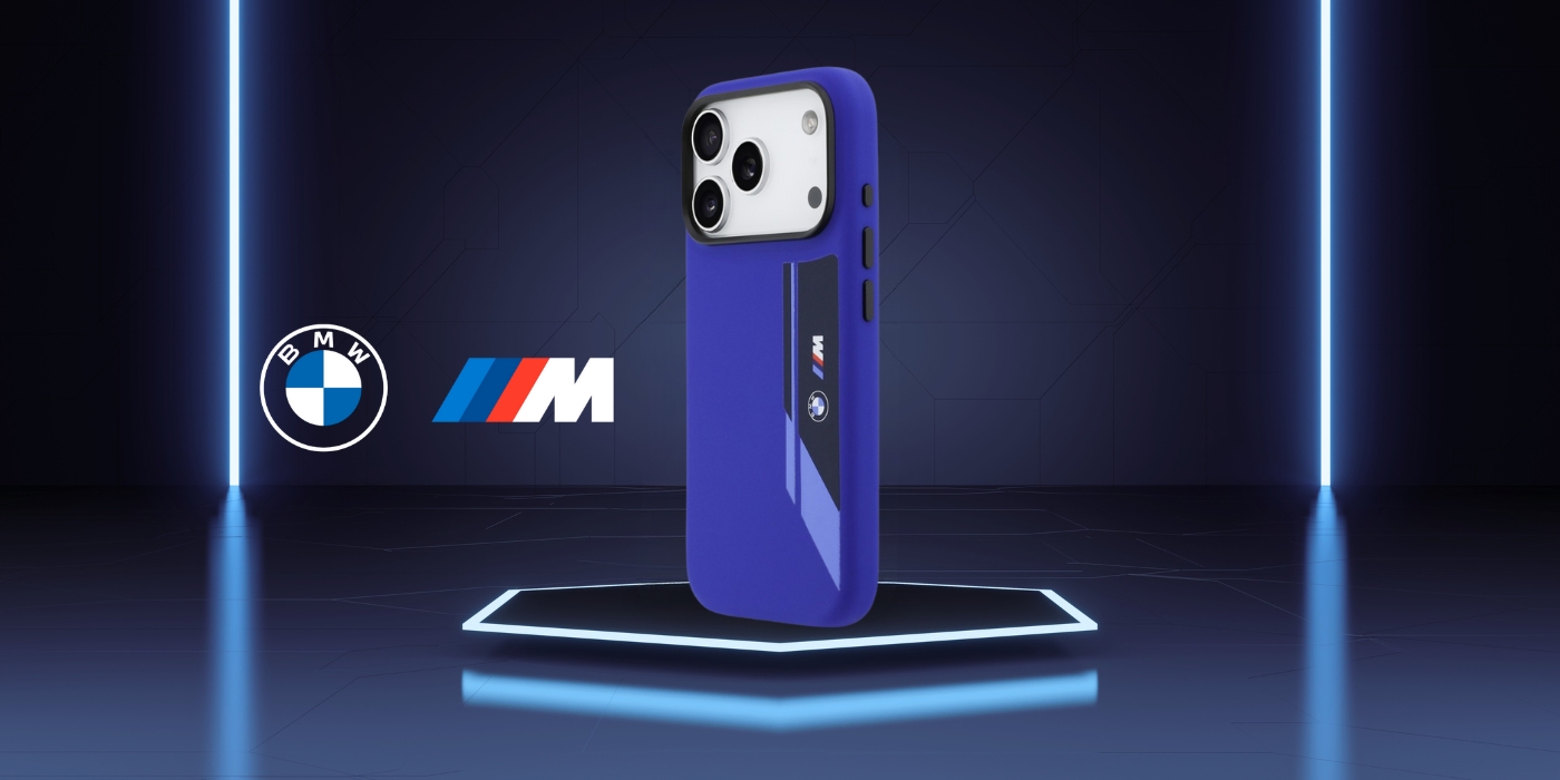 Dėklas BMW M Silicon Vertical Logo MagSafe skirtas Apple iPhone 17 Pro navy aprašymas - Prekės nuotrauka