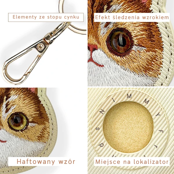 Dėklas daiktų ieškikliui Nimmy Big Eyed Pet 2.0 Cat khaki aprašymas - Prekės nuotrauka Dėklas daiktų ieškikliui Nimmy Big Eyed Pet 2.0 Cat khaki aprašymas - Prekės nuotrauka