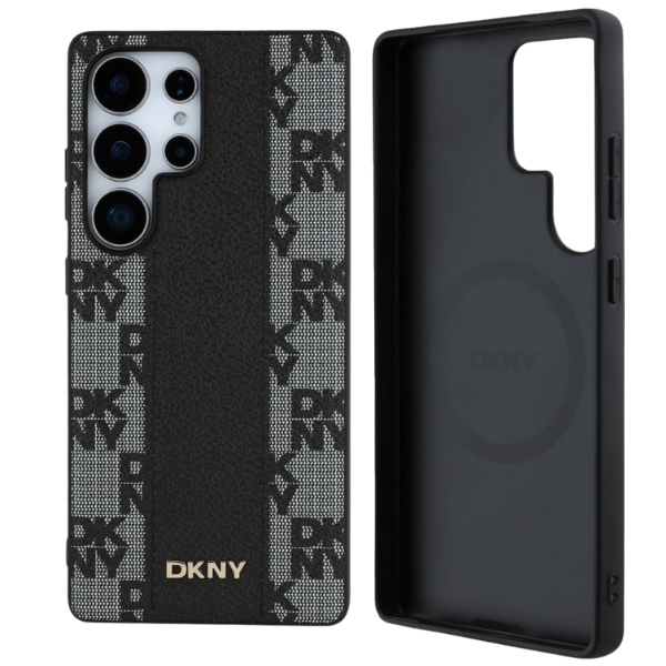 Dėklas DKNY Leather Checkered Pattern MagSafe Samsung Galaxy S25 Ultra juodos spalvos aprašymas - Prekės nuotrauka Dėklas DKNY Leather Checkered Pattern MagSafe Samsung Galaxy S25 Ultra juodos spalvos aprašymas - Prekės nuotrauka