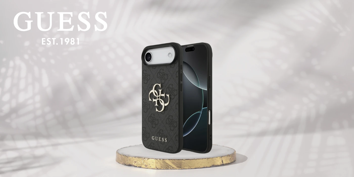Dėklas Guess 4G Big Logo skirtas Apple iPhone 17 Pro juodos spalvos aprašymas - Prekės nuotrauka Dėklas Guess 4G Big Logo skirtas Apple iPhone 17 Pro juodos spalvos aprašymas - Prekės nuotrauka
