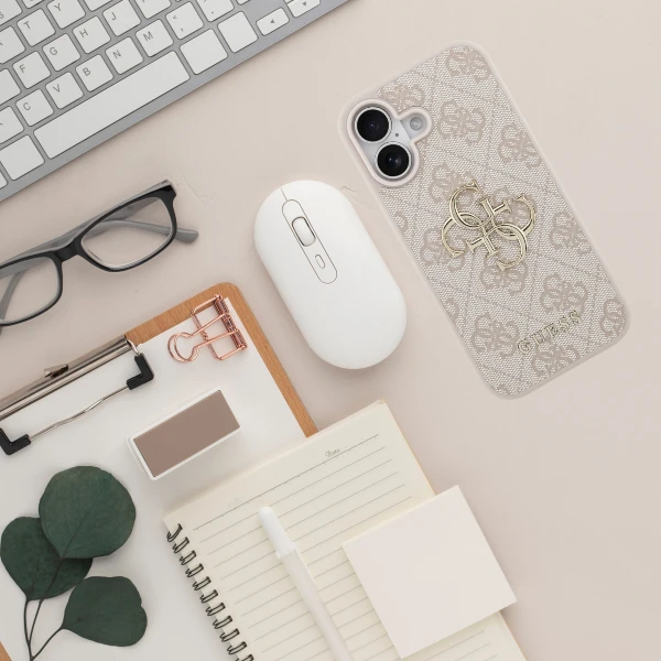 Dėklas Guess 4G Big Logo skirtas Apple iPhone 17 rožinės spalvos aprašymas - Prekės nuotrauka Dėklas Guess 4G Big Logo skirtas Apple iPhone 17 rožinės spalvos aprašymas - Prekės nuotrauka