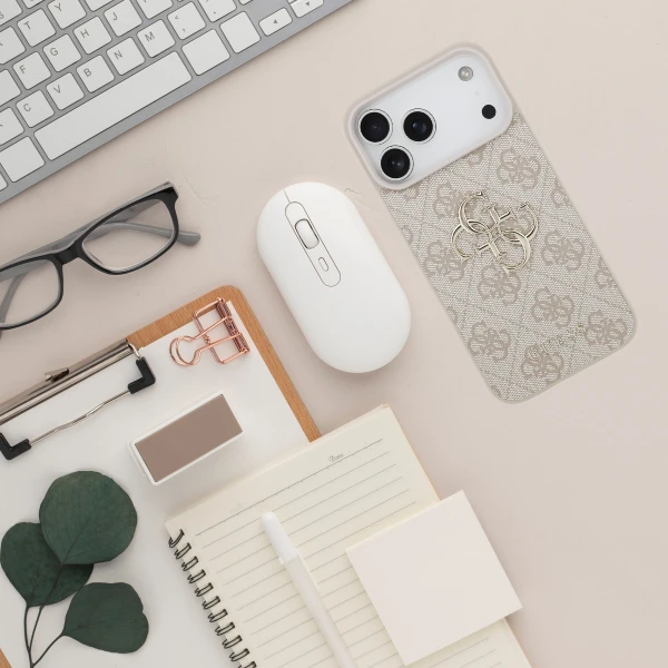 Dėklas Guess 4G Big Logo skirtas Apple iPhone 17 Pro Max rožinės spalvos aprašymas - Prekės nuotrauka