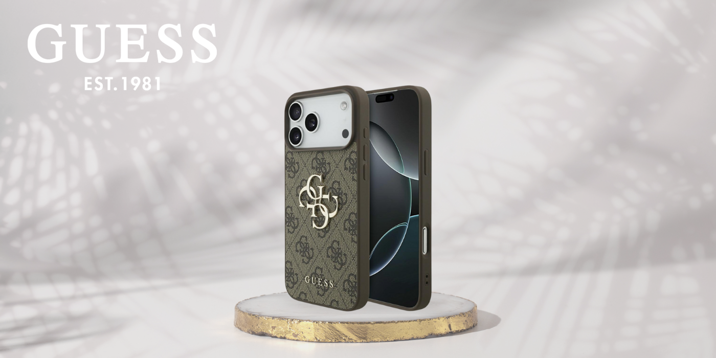 Dėklas Guess 4G Big Logo skirtas iPhone 18 Pro / iPhone 17 Pro Max ruda aprašymas - Prekės nuotrauka