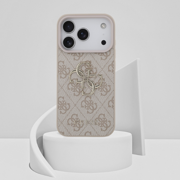 Dėklas Guess 4G Big Logo skirtas iPhone 18 Pro / iPhone 17 Pro Max pink aprašymas - Prekės nuotrauka