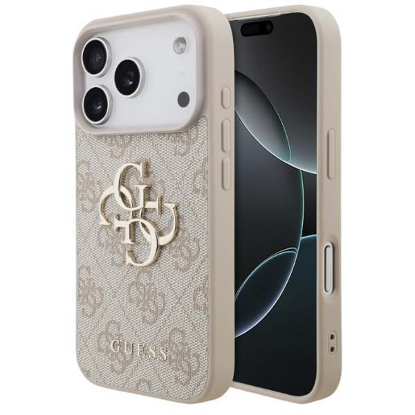 Dėklas Guess 4G Big Logo skirtas iPhone 18 Pro Max / iPhone 17 Pro Max pink aprašymas - Prekės nuotrauka