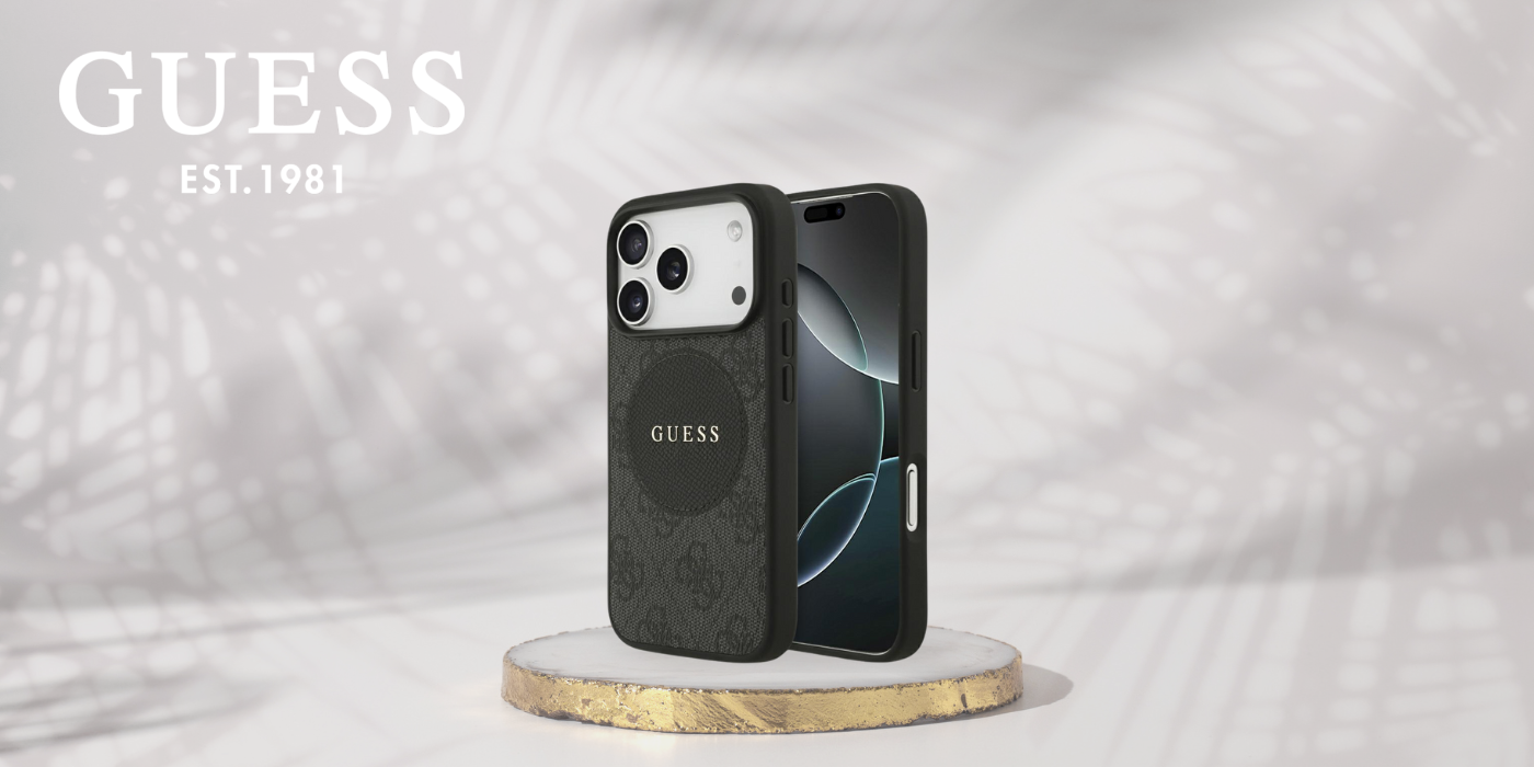 Dėklas Guess 4G Circle Classic Logo MagSafe Apple iPhone 17 Pro juodos spalvos aprašymas - Prekės nuotrauka