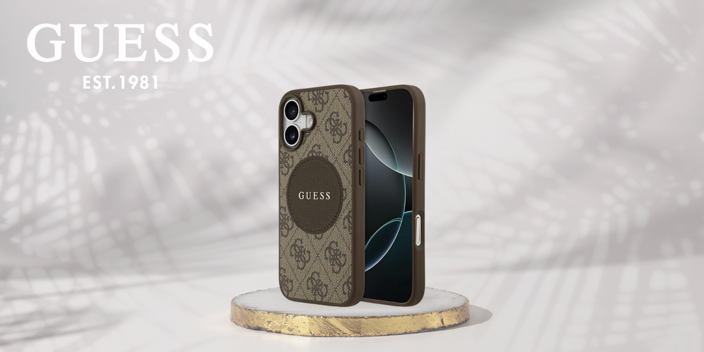Dėklas Guess 4G Circle Classic Logo MagSafe Apple iPhone 17 rudos spalvos aprašymas - Prekės nuotrauka Dėklas Guess 4G Circle Classic Logo MagSafe Apple iPhone 17 rudos spalvos aprašymas - Prekės nuotrauka