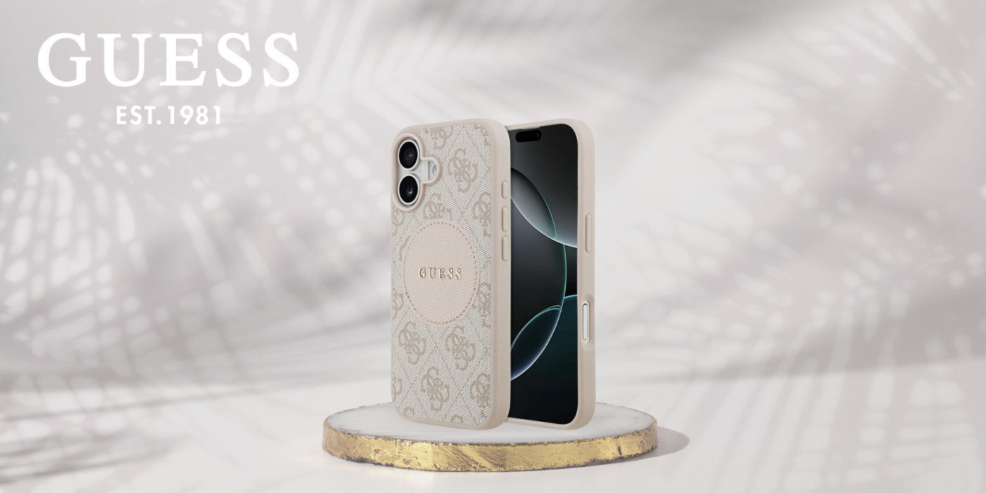 Dėklas Guess 4G Circle Classic Logo MagSafe Apple iPhone 17 rožinės spalvos aprašymas - Prekės nuotrauka