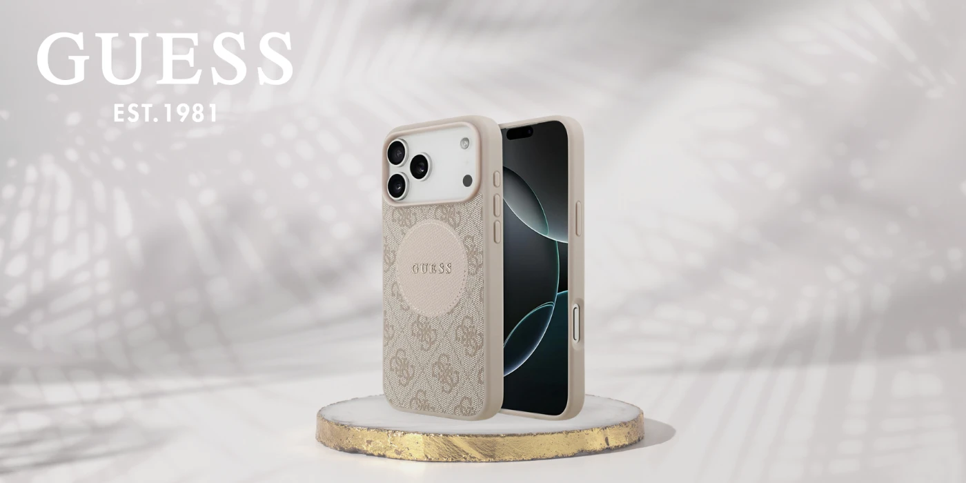 Dėklas Guess 4G Circle Classic Logo MagSafe skirtas Apple iPhone 17 Pro Max pink aprašymas - Prekės nuotrauka