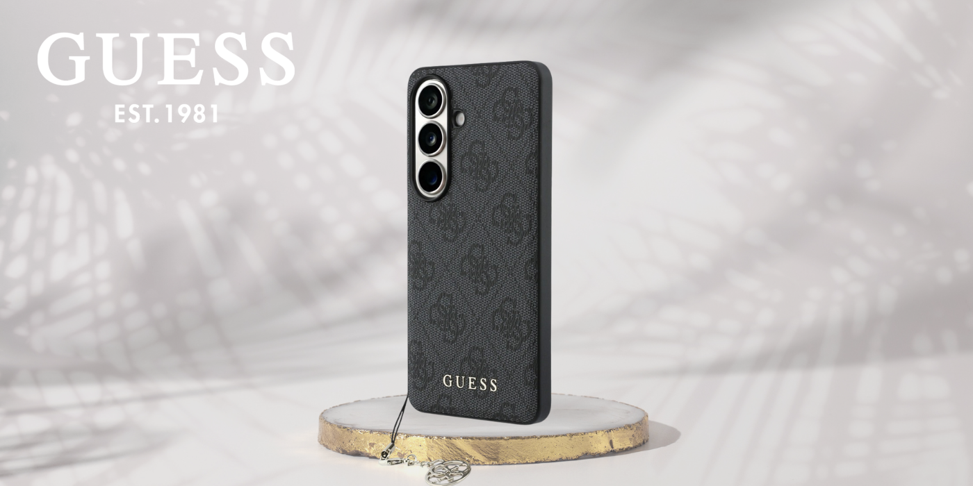 Dėklas Guess 4G Classic Logo Charm MagSafe Samsung Galaxy S26 juodos spalvos aprašymas - Prekės nuotrauka