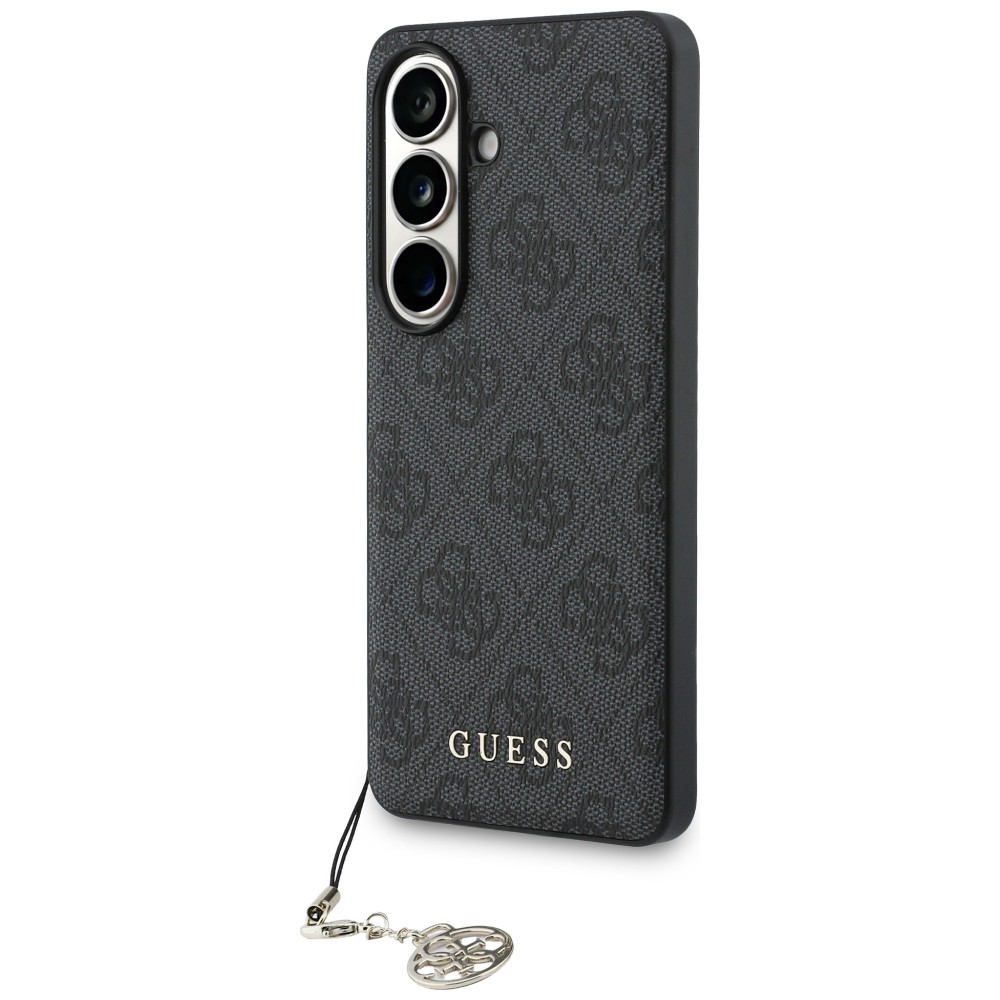 Dėklas Guess 4G Classic Logo Charm MagSafe Samsung Galaxy S26 juodos spalvos aprašymas - Prekės nuotrauka