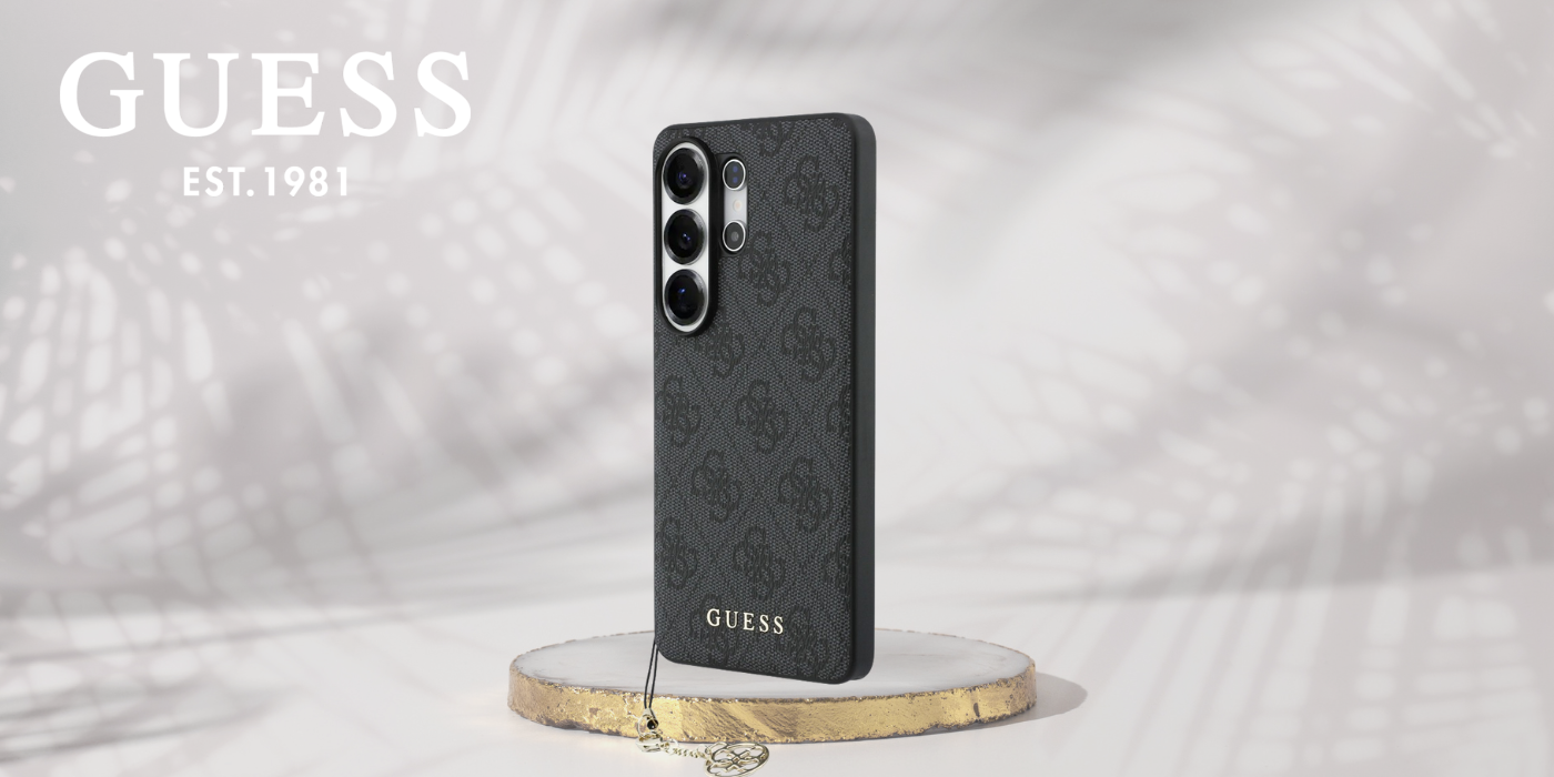 Dėklas Guess 4G Classic Logo Charm MagSafe Samsung Galaxy S26 Ultra juodos spalvos aprašymas - Prekės nuotrauka