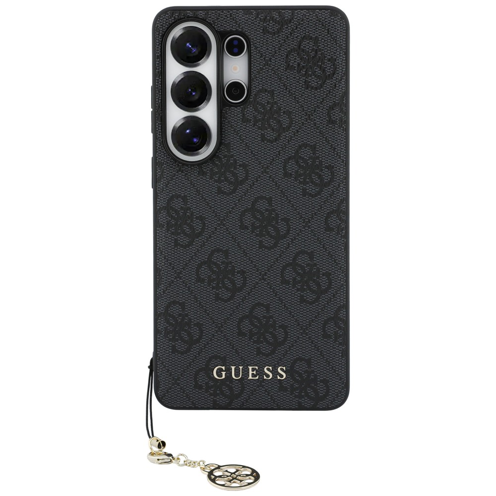 Dėklas Guess 4G Classic Logo Charm MagSafe Samsung Galaxy S26 Ultra juodos spalvos aprašymas - Prekės nuotrauka