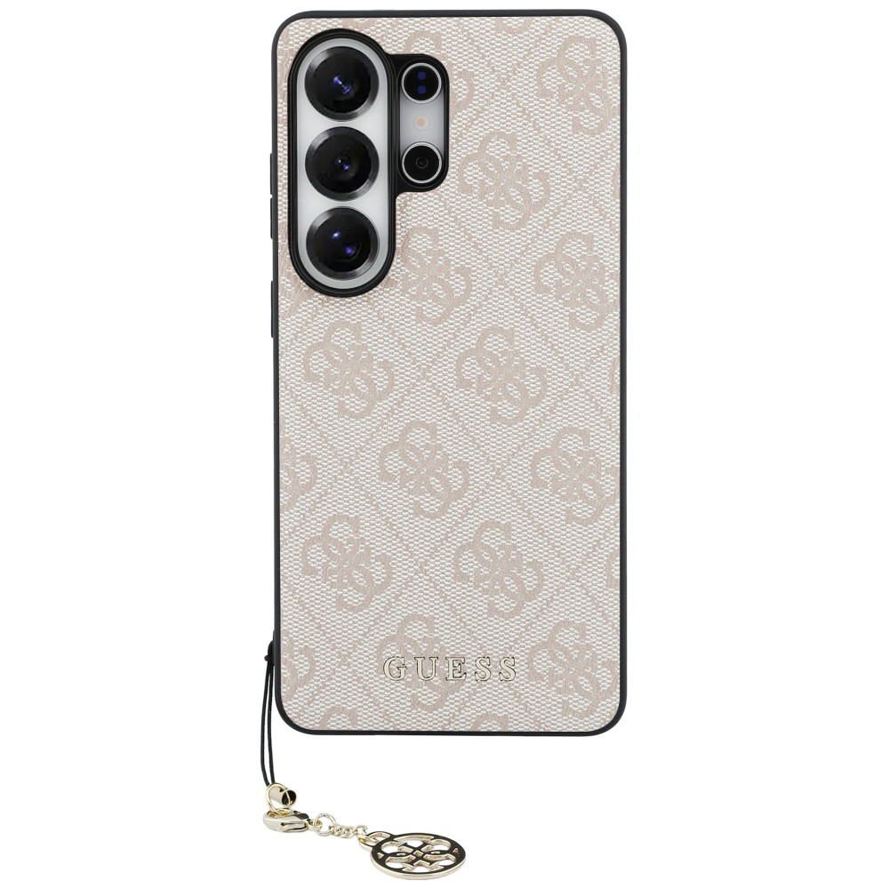 Dėklas Guess 4G Classic Logo Charm MagSafe Samsung Galaxy S26 Ultra rožinės spalvos aprašymas - Prekės nuotrauka Dėklas Guess 4G Classic Logo Charm MagSafe Samsung Galaxy S26 Ultra rožinės spalvos aprašymas - Prekės nuotrauka