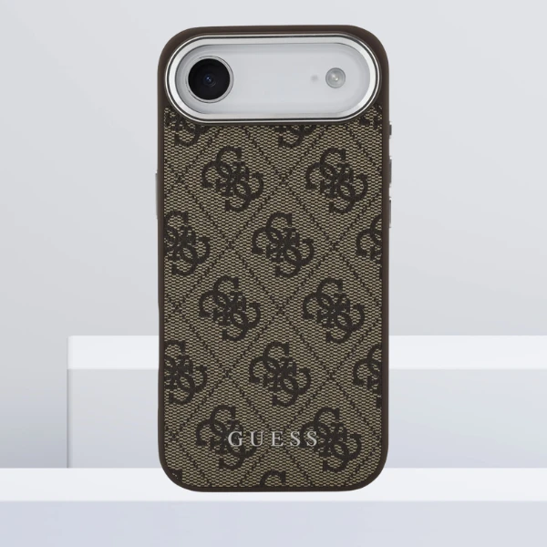 Dėklas Guess 4G Classic Logo MagSafe skirtas Apple iPhone Air rudos spalvos aprašymas - Prekės nuotrauka Dėklas Guess 4G Classic Logo MagSafe skirtas Apple iPhone Air rudos spalvos aprašymas - Prekės nuotrauka