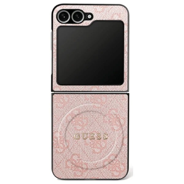 Dėklas Guess 4G Classic MagSafe skirtas Samsung Galaxy Z Flip7 rožinės spalvos aprašymas - Prekės nuotrauka Dėklas Guess 4G Classic MagSafe skirtas Samsung Galaxy Z Flip7 rožinės spalvos aprašymas - Prekės nuotrauka