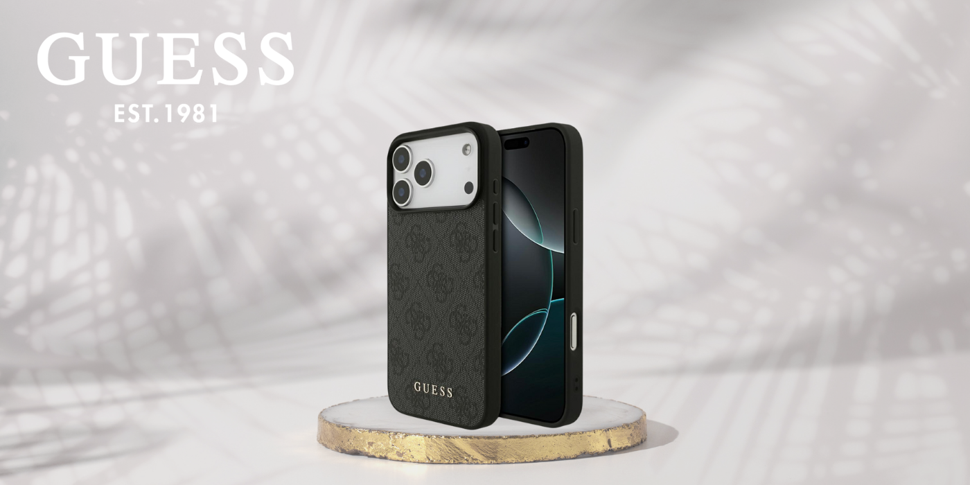 Dėklas Guess 4G Classic skirtas iPhone 18 Pro Max / iPhone 17 Pro Max juodas aprašymas - Prekės nuotrauka