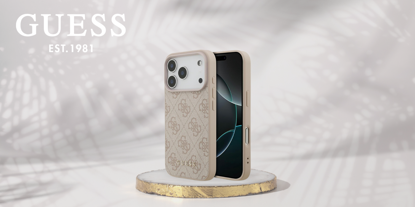 Dėklas Guess 4G Classic skirtas iPhone 18 Pro / iPhone 17 Pro pink aprašymas - Prekės nuotrauka