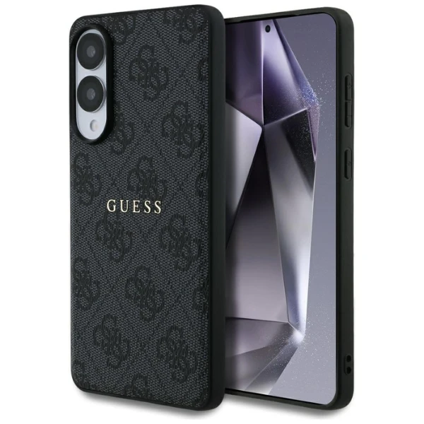 Dėklas Guess 4G Ring Classic Logo MagSafe Samsung Galaxy S25 Edge juodos spalvos aprašymas - Prekės nuotrauka