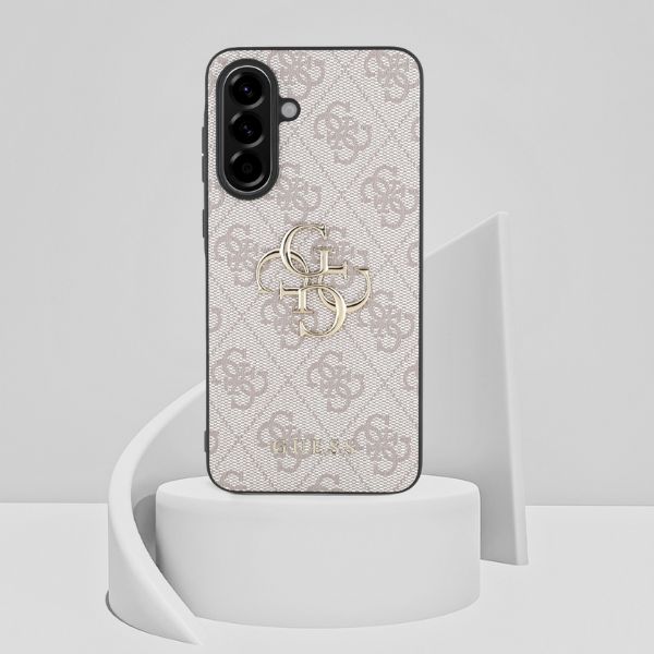 Dėklas Guess Big 4G Logo Classic Logo Samsung Galaxy A36 rožinės spalvos aprašymas - Prekės nuotrauka