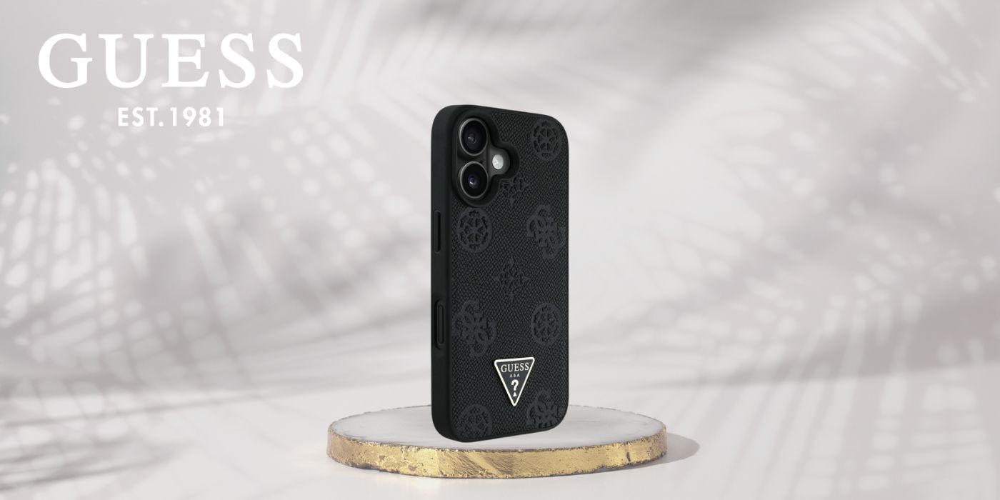 Dėklas Guess Grained Hot Stamp Peony Triangle Logo MagSafe Apple iPhone 16 juodos spalvos aprašymas - Prekės nuotrauka Dėklas Guess Grained Hot Stamp Peony Triangle Logo MagSafe Apple iPhone 16 juodos spalvos aprašymas - Prekės nuotrauka