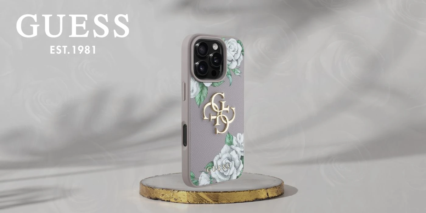 Dėklas Guess Grained Roses Big 4G logo skirtas Apple iPhone 16 Pro violetinės spalvos aprašymas - Prekės nuotrauka Dėklas Guess Grained Roses Big 4G logo skirtas Apple iPhone 16 Pro violetinės spalvos aprašymas - Prekės nuotrauka