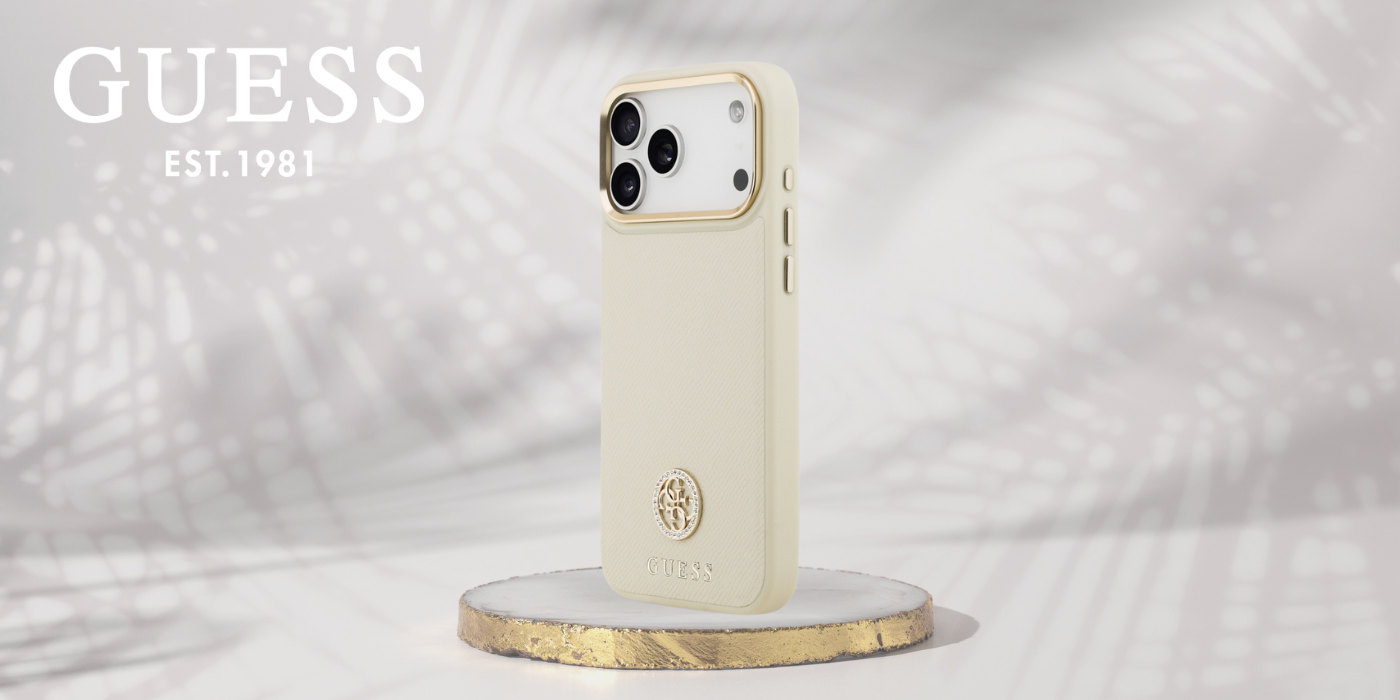 Dėklas Guess Grained Strass Logo MagSafe skirtas Apple iPhone 17 Pro Max beige aprašymas - Prekės nuotrauka Dėklas Guess Grained Strass Logo MagSafe skirtas Apple iPhone 17 Pro Max beige aprašymas - Prekės nuotrauka