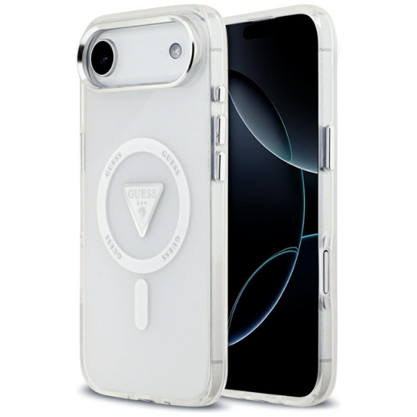 Dėklas Guess IML Gradient Triangle Logo MagSafe iPhone Air skaidrus aprašymas - Prekės nuotrauka
