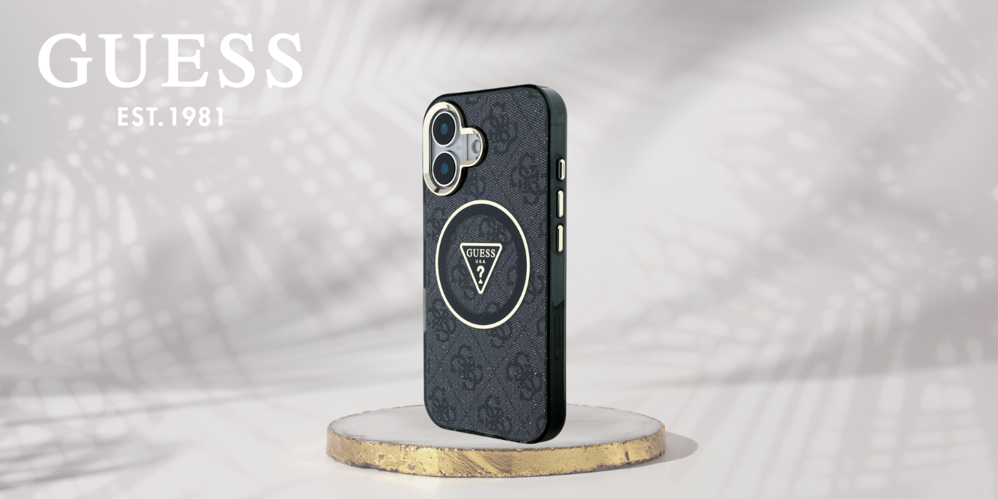 Dėklas Guess IML Metal Glitter 4G Circle Triangle MagSafe Apple iPhone 16 juodos spalvos aprašymas - Prekės nuotrauka Dėklas Guess IML Metal Glitter 4G Circle Triangle MagSafe Apple iPhone 16 juodos spalvos aprašymas - Prekės nuotrauka