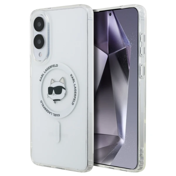 Dėklas Karl Lagerfeld Button Choupette Head Printed Logo MagSafe skirtas Samsung Galaxy S25 Edge baltos spalvos aprašymas - Prekės nuotrauka Dėklas Karl Lagerfeld Button Choupette Head Printed Logo MagSafe skirtas Samsung Galaxy S25 Edge baltos spalvos aprašymas - Prekės nuotrauka