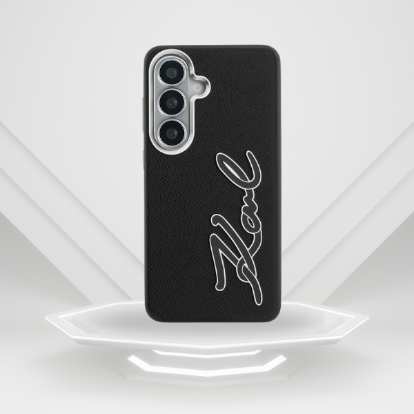 Dėklas Karl Lagerfeld Grained Signature Metal Resin Logo Samsung Galaxy S26 juodos spalvos aprašymas - Prekės nuotrauka Dėklas Karl Lagerfeld Grained Signature Metal Resin Logo Samsung Galaxy S26 juodos spalvos aprašymas - Prekės nuotrauka