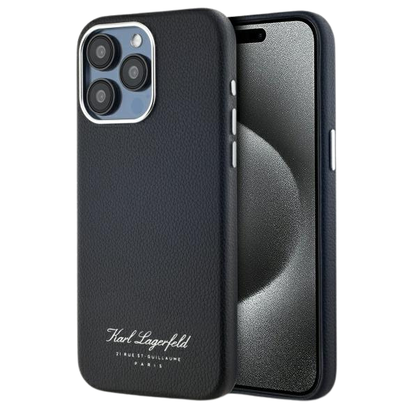 Dėklas Karl Lagerfeld hotel RSG Apple iPhone 15 Pro juodos spalvos aprašymas - Prekės nuotrauka Dėklas Karl Lagerfeld hotel RSG Apple iPhone 15 Pro juodos spalvos aprašymas - Prekės nuotrauka