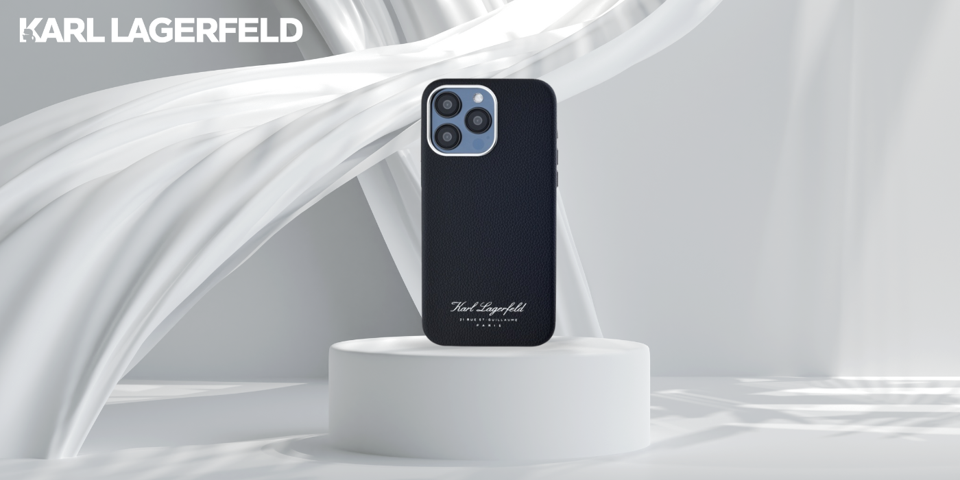 Dėklas Karl Lagerfeld hotel RSG iPhone 15 Pro juodos spalvos aprašymas - Prekės nuotrauka