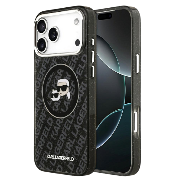 Dėklas Karl Lagerfeld IML Glitter Karl & Choupette Heads Logo MagSafe for Apple iPhone 17 Pro Max juodos spalvos aprašymas - Prekės nuotrauka Dėklas Karl Lagerfeld IML Glitter Karl & Choupette Heads Logo MagSafe for Apple iPhone 17 Pro Max juodos spalvos aprašymas - Prekės nuotrauka