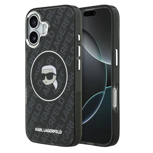 Dėklas Karl Lagerfeld IML Karl Head Logo MagSafe for Apple iPhone 17 Pro juodos spalvos aprašymas - Prekės nuotrauka Dėklas Karl Lagerfeld IML Karl Head Logo MagSafe for Apple iPhone 17 Pro juodos spalvos aprašymas - Prekės nuotrauka