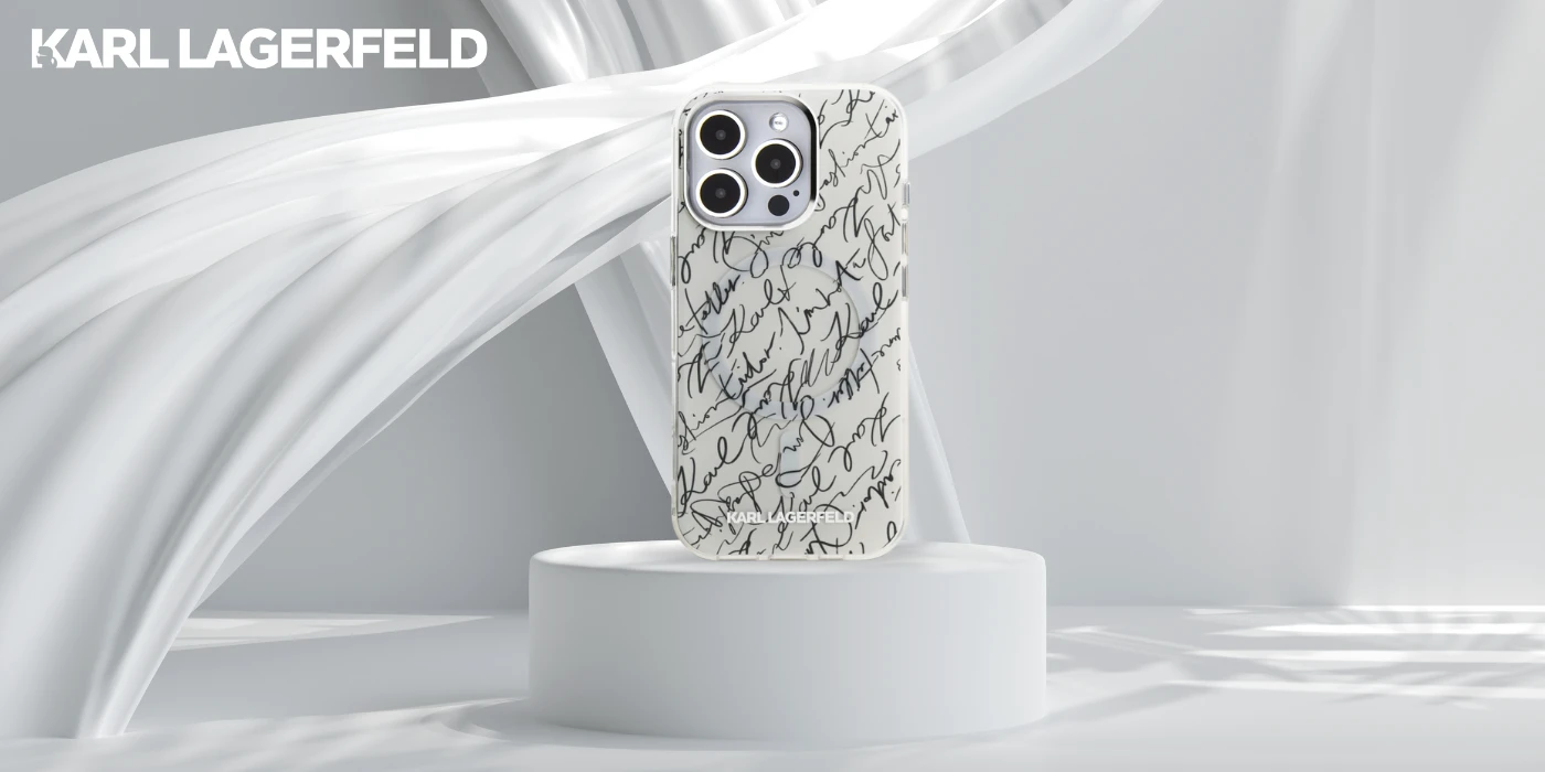 Dėklas Karl Lagerfeld IML Karl Script Pattern MagSafe skirtas Apple iPhone 16 Pro Max baltos spalvos aprašymas - Prekės nuotrauka Dėklas Karl Lagerfeld IML Karl Script Pattern MagSafe skirtas Apple iPhone 16 Pro Max baltos spalvos aprašymas - Prekės nuotrauka