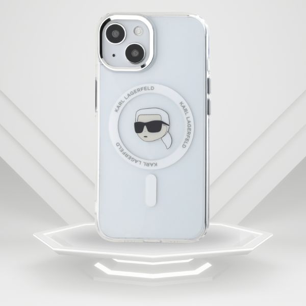 Dėklas Karl Lagerfeld IML Metal Karl Head MagSafe Apple iPhone 15 Plus baltos spalvos aprašymas - Prekės nuotrauka Dėklas Karl Lagerfeld IML Metal Karl Head MagSafe Apple iPhone 15 Plus baltos spalvos aprašymas - Prekės nuotrauka