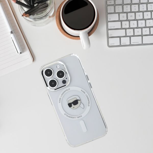 Dėklas Karl Lagerfeld IML Metal Karl Head MagSafe Apple iPhone 15 Pro baltos spalvos aprašymas - Prekės nuotrauka Dėklas Karl Lagerfeld IML Metal Karl Head MagSafe Apple iPhone 15 Pro baltos spalvos aprašymas - Prekės nuotrauka